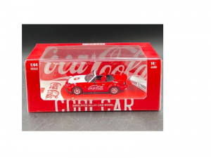 Cool Car 1:64 Scale Mazda Mx5 Red And White Cola
