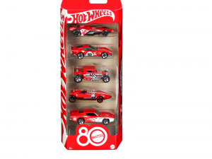 Hot Wheels 80th mattel 5'li Set