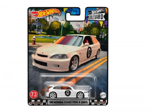 Hot Wheels Boulevard '99 Honda Civic Type R (EK9) #73