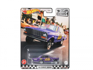 HOT WHEELS BOULEVARD PREMIUM 63 CHEVY NOVA