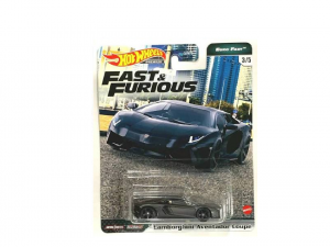 HOT WHEELS FAST AND FURIOUS PREMIUM LAMBORGHINI AVENTADOR COUPE