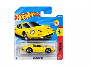 Hot Wheels Ferrari Dino 206 GT Sarı