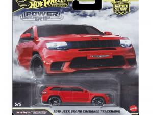 Hot Wheels Premium 2019 Jeep Grand Cherokee Trackhawk Power Trip 1:64 Metal Model Araba