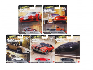Hot Wheels Premium 25 Fast And Furious 5'li Set