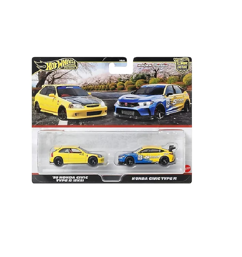 Hot Wheels Premium Car Culture '99 Honda Civic Type R (EK9)/ Honda Type R