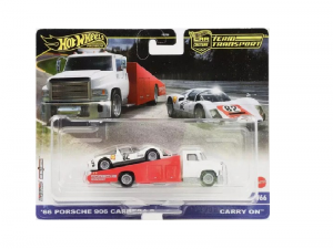 Hot Wheels Premium Car Culture Teamsport '66 Porsche 906 Carrera 6/Carry on
