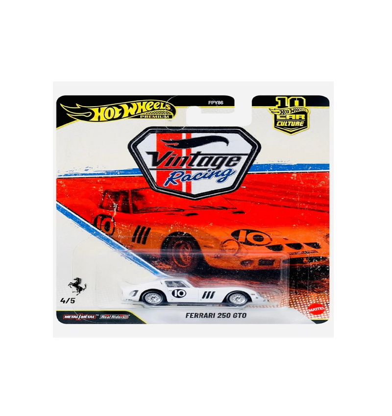 Hot Wheels Premium Car Culture Vintage Racing FERRARİ 250 GTO