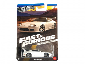 Hot Wheels Premium Fast & Furious Silver Series – Toyota Supra (Beyaz)