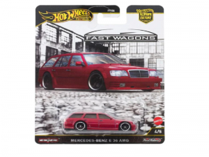 Hot Wheels Premium Fast Wagons - Mercedes-Benz E 36 Amg - Red