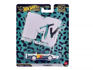 Hot Wheels Premium Pop Culture MTV '84 Corvette