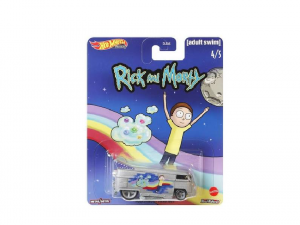 HOT WHEELS PREMIUM RICK AND MORTY VOLKSWAGEN DRAG BUS