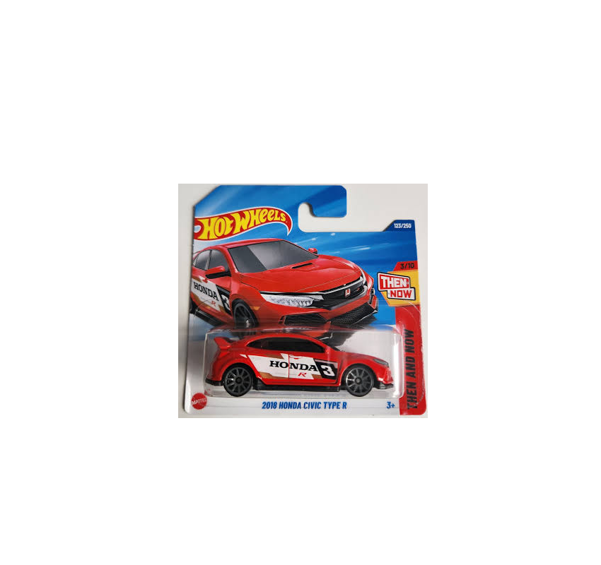 HOT WHEELS REGULAR 2018 HONDA CIVIC TYPE R kırmızı