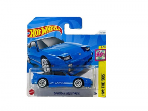 Hot Wheels Regular '96 Nissan 180SX Type X mavi