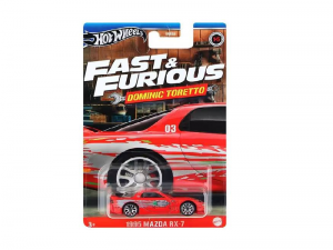 Hot Wheels Silver 2023 Fast And Furious Dominic Toretto 1995 Mazda Rx-7