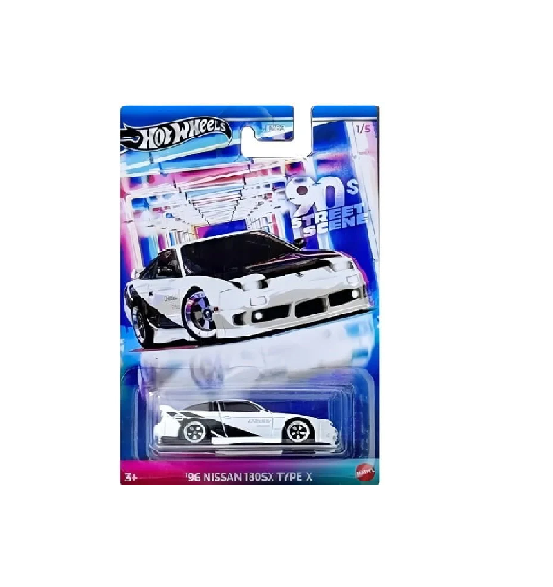 Hot Wheels Silver '96 Nissan 180SX Type X