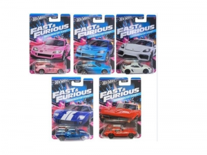Hot Wheels Silver Fast And Furious Woman Of Fast 5 'li Set
