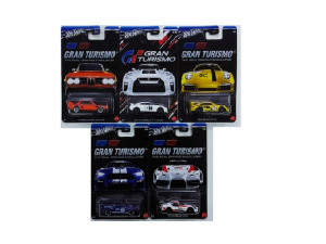 Hot Wheels Silver Gran Turismo The Real Driving Simulator 5'li Set