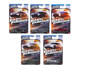 Hot Wheels Silver Series 2024 Fast And Furious Villains 5'li Set