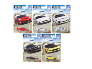Hot Wheels Silver Series 25 Fast And Furious Race Off 5'li Set