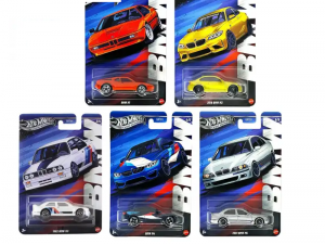 Hot Wheels Silver Series Bmw 5'li Set