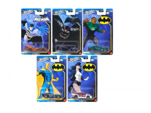 Hot Wheels Silver Series Dc Batman 5'li Set