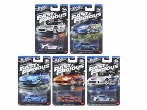 Hot Wheels Silver Series Fast And Furious 2025 Graphic Remix 5'li Set