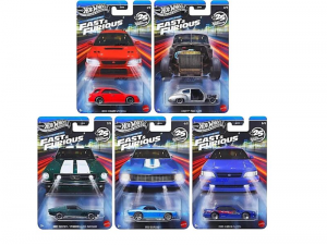 Hot Wheels Silver Series Fast And Furious Dream Line Up 5'li Set