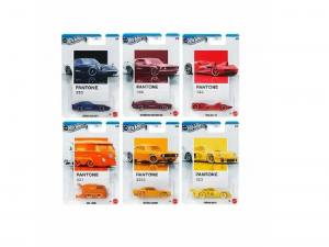Hot Wheels Silver Series Pantone 2025 6'lı set