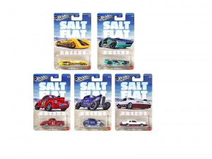 Hot Wheels Silver Series Salt Flat 5'li Set