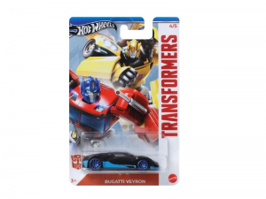 Hot Wheels Silver Transformers Bugatti Veyron