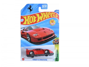 Hot Wheels Uzun Kart Ferrari F40 Competizione Kırmızı