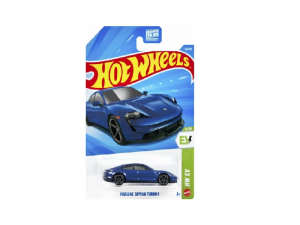 Hot Wheels Uzun Kart Porsche Taycan Turbo S Mavi