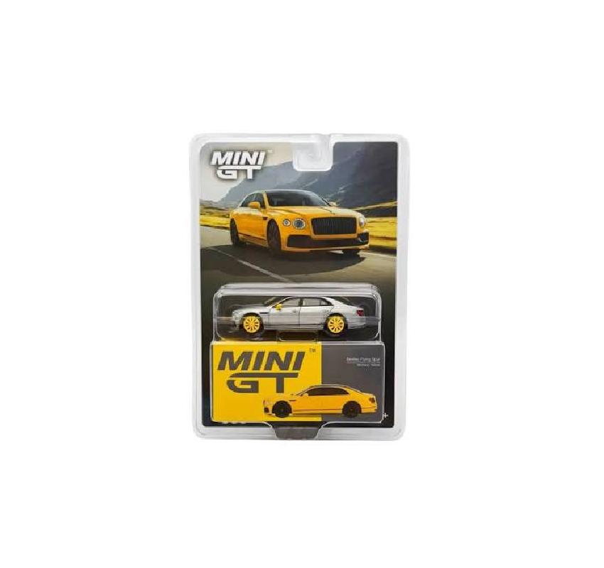 MINI GT 1:64 – Bentley Flying Spur (Monaco Yellow / Blister Pack) CHASE