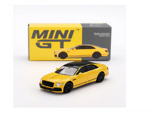 MINI GT 1:64 – Bentley Flying Spur (Monaco Yellow/ Box Version) - #955)