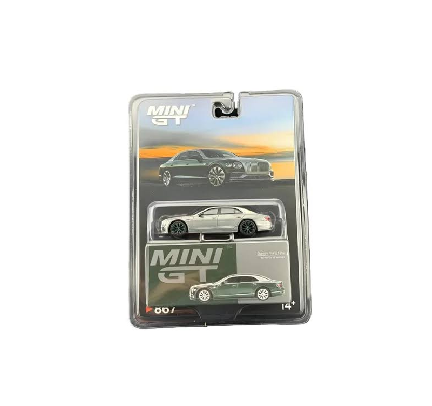 MINI GT 1:64 – Bentley Flying Spur (White Sand Verdant / Blister Pack) CHASE