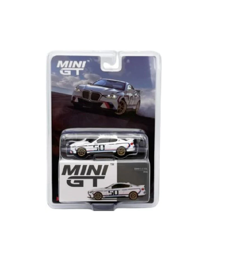 MINI GT 1:64 – BMW 3.0 CSL (White / Blister Pack) #863
