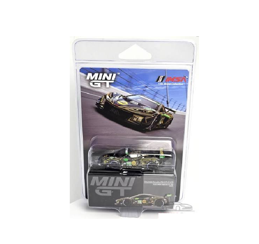 MINI GT 1:64 – Chevrolet Corvette Z06 GT3.R #13 2025 IMSA Daytona 24 Hrs AWA (Blister Pack)