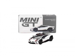 MINI GT 1:64 – Lamborghini Huracán Sterrato (Bianco Asopo / Kutulu Sürüm)