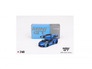 MINI GT 1:64 – Lamborghini Revuelto (Blu Eleos / Kutulu Sürüm)