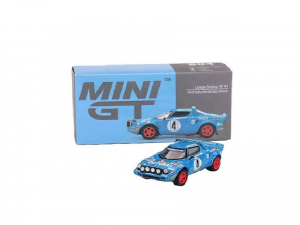 MINI GT 1:64 – Lancia Stratos HF #4 1979 Rally MonteCarlo Winner