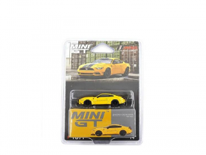 MINI GT 1:64 – LB-WORKS Ford Mustang (Triple Yellow / Blister Pack)