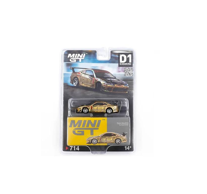 MINI GT 1:64 – Nissan Silvia (S15) Top Secret D1GP (Blister Pack)