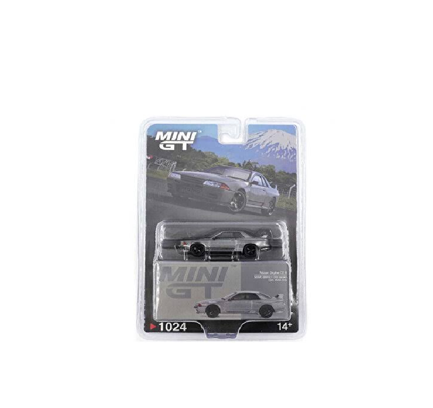 MINI GT 1:64 – Nissan Skyline GT-R NISMO BNR32 CHASE  CRS Version (Dark Metal Gray / Blister Pack)