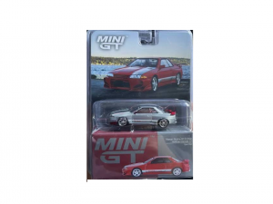MINI GT 1:64 – Nissan Skyline GT-R (R32) VeilSide Combat C-I (Gem Red / Blister Pack) CHASE