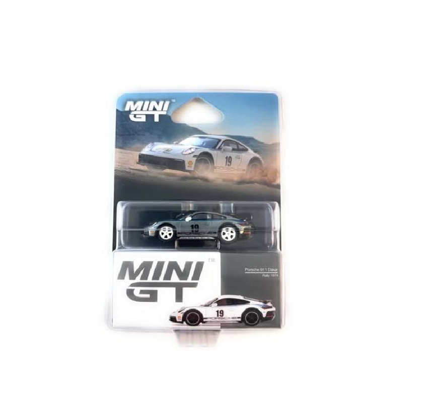 MINI GT 1:64 – Porsche 911 Dakar Rally 1974 (Blister Pack) CHASE