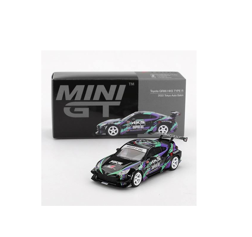 MINI GT 1:64 – Toyota GR86 HKS TYPE R 