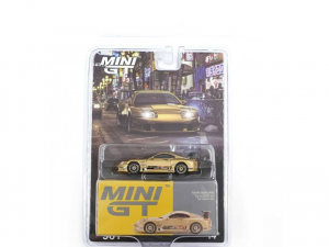 MINI GT 1:64 – Toyota Supra (A80) Top Secret GT-300 (Top Secret Gold / Blister Pack)