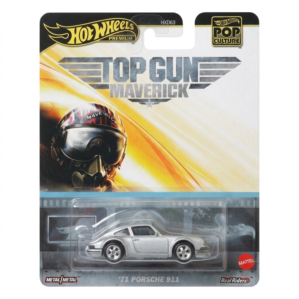 Hot Wheels Premium — '71 Porsche 911 (Pop Culture / Top Gun Maverick, Ürün Kodu: HXD63)