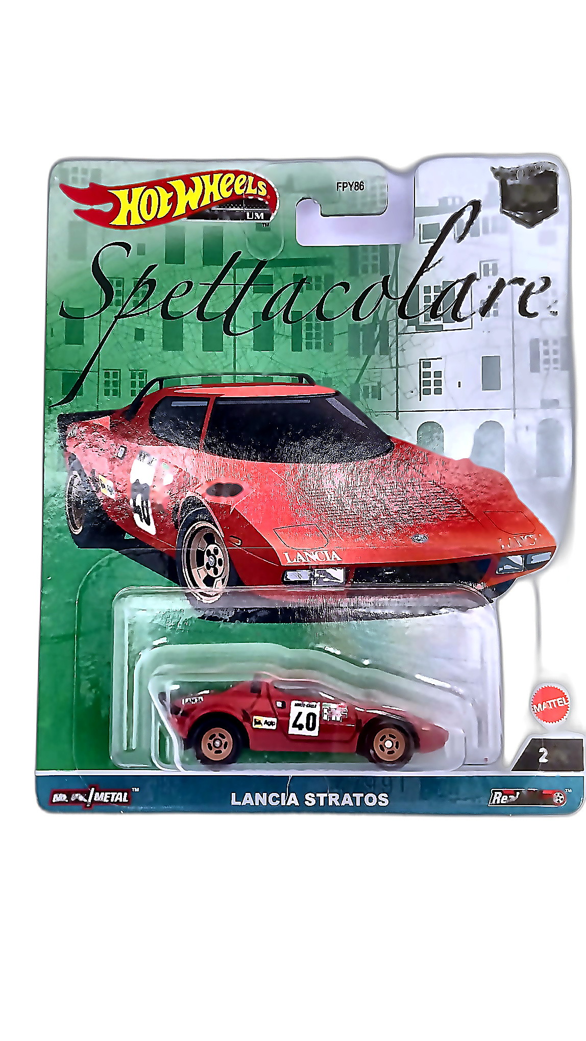 Hot Wheels Premium Spettacolare 2 — Lancia Stratos (FPY86)