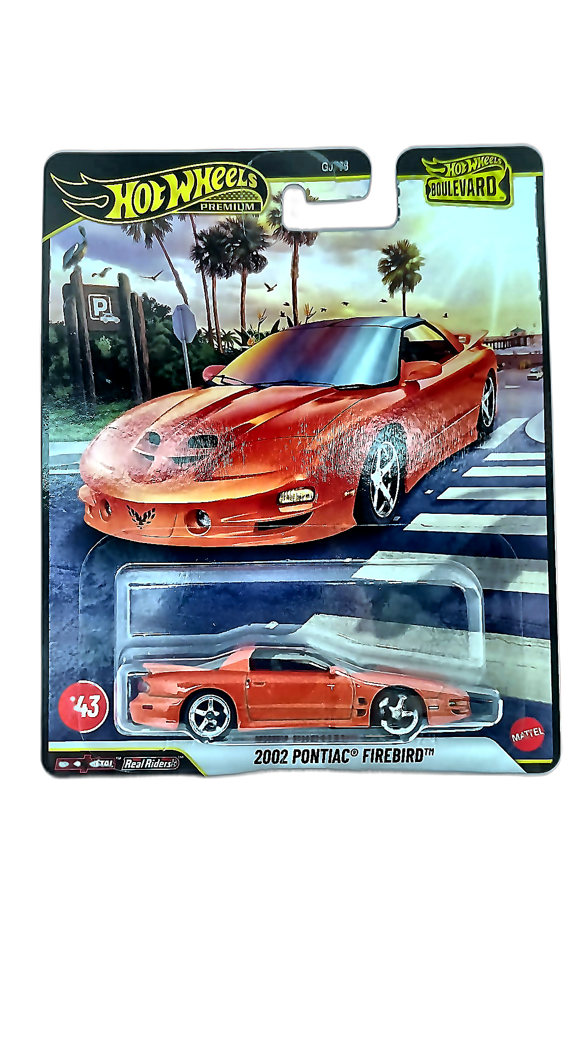 Hot Wheels Premium Boulevard #43 — 2002 Pontiac Firebird (GJT68)